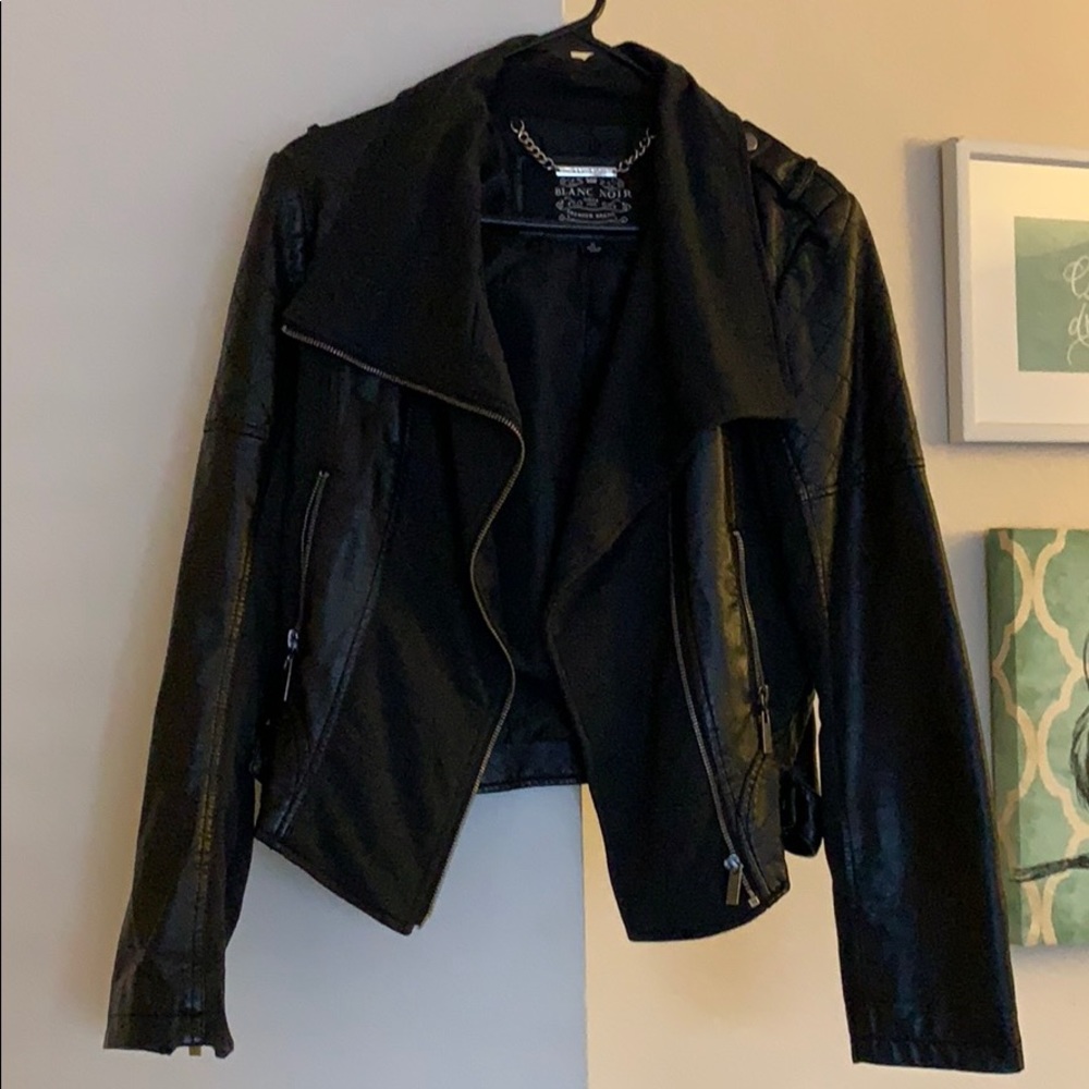 Black pleather jacket